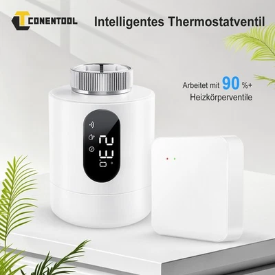 HeizkörperThermostat Smart Set Tuya Zigbee Heizkörperventil für Alexa/Google NEU - Bild 1 von 4