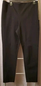 Club Monaco Hose Damen 12 schwarz Baetah Legging gerades Bein Knöchel - Bild 1 von 7