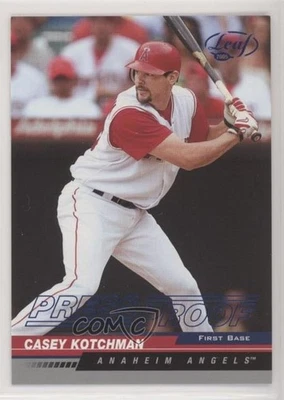 2005 Leaf Blue Press Proof /75 Casey Kotchman #2 - Image 1 of 2