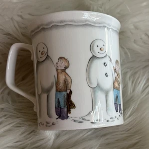 1985 Royal Doulton Becher Tasse Building The Snowman Bone China Made In England - Bild 1 von 9
