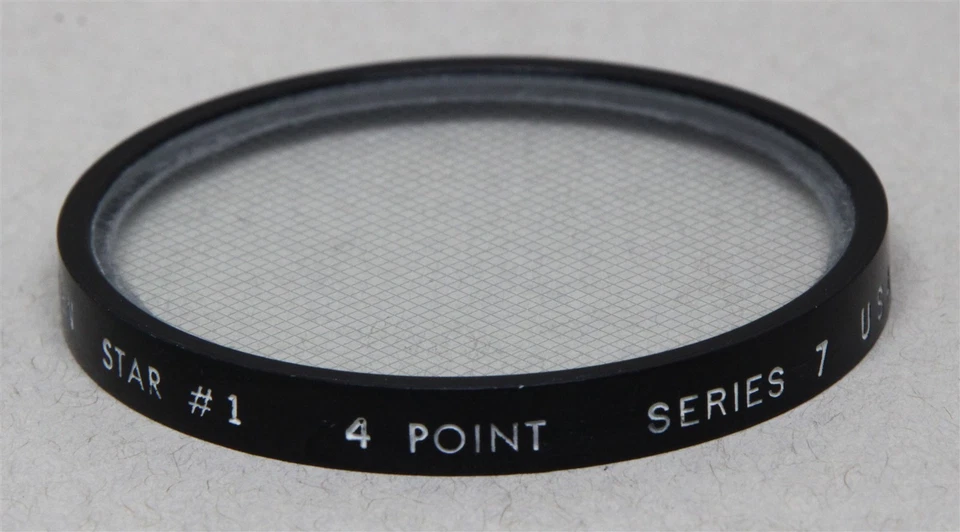 Series VII 7 51mm Drop-In Filter TIFFEN 4-Point Star #1 Made in USA - Image 1 of 1