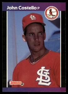 1989 Donruss #518b John Costello "LEAF, INC." & "*Denotes * - Picture 1 of 2