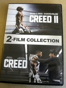 Warner 2019 Michael B. Jordan CREED & CREED II 2 disc DVD set qq NM Stallone - Imagen 1 de 6
