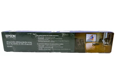 Epson ES1000 Tabletop Portable Projector Screen 50” | NEW OPEN BOX - Image 1 of 4
