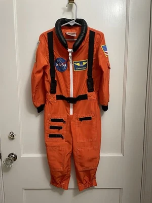 NASA Astronauta Comandante Mono Disfraz Con Casco Botas Sombrero Niños Talla 2-3 Foto 1 de 4