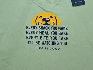Neu mit Etikett Damen-T-Shirt Life is Good Crusher SS XXL "I'll be watching you" Hundeliebhaber - Bild 1 von 7