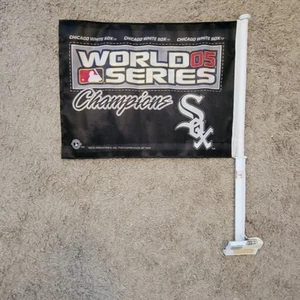 Chicago White Sox 2005 World Series Rico Car Flag White Pole - Picture 1 of 4