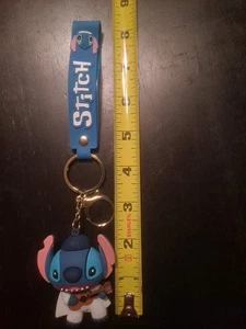 Disney Lilo & Stitch Elvis 3D Schlüsselanhänger Rucksackclip Schlüsselring Anhänger Kalbsleder - Bild 1 von 3