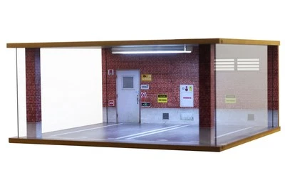 1/18 Scale Model Car Display Case - 1:18 Car Garage Display Case with Clear A - Image 1 of 4