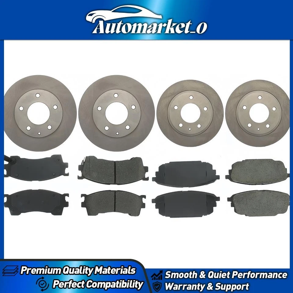 Disc Brake Upgrade Kit Front and Rear For Mazda Protege 2001-2003 - Изображение 1 из 2