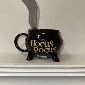 Taza caldero cambiante de color Hocus Pocus con cuchara escultural 18 oz taza Disney nueva - Imagen 1 de 9