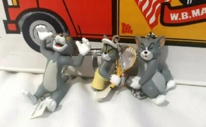 RARE (Lot of 3) Tom and Jerry - Keychains - Tom Cat (Japan Import) - Picture 1 of 7