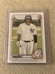 JASSON DOMÍNGUEZ 2020 1ST BOWMAN ROOKIE CARD NEW YORK YANKEES MLB BP-8 - Picture 1 of 2