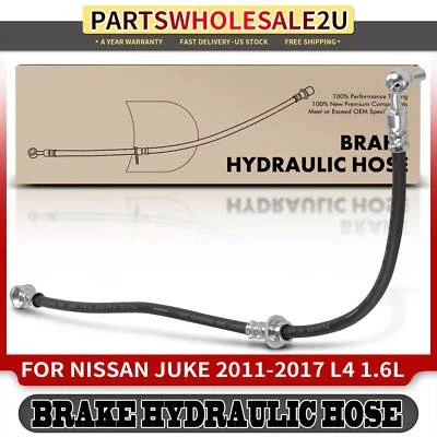 Front Left LH Brake Hydraulic Hose for Nissan Juke 2011-2017 L4 1.6L 462111KA2A - Image 1 of 4