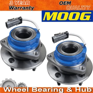 2 MOOG Front Wheel Hub Bearing For Chevy Impala Pontiac Grand Prix Buick Regal - Foto 1 di 13