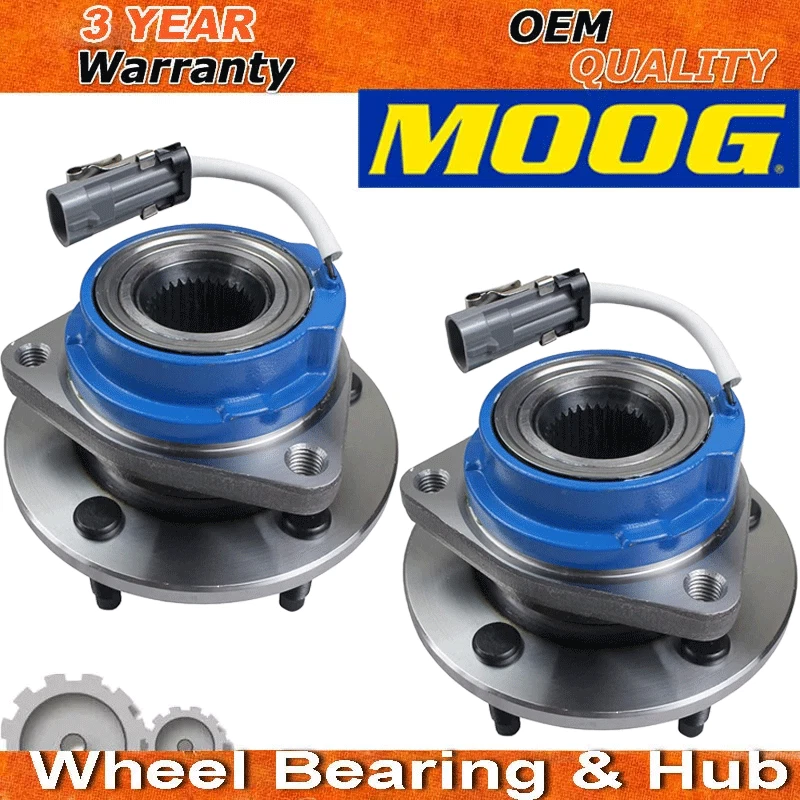 2 MOOG Front Wheel Hub Bearing For Chevy Impala Pontiac Grand Prix Buick Regal - Image 1 of 4