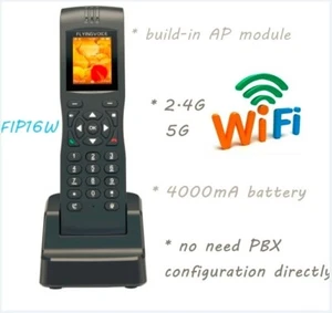 Téléphone Flyingvoice FIP16 WiFi 802.11b/g/n/ac liaison montante Wi-Fi mode AP - Photo 1/8