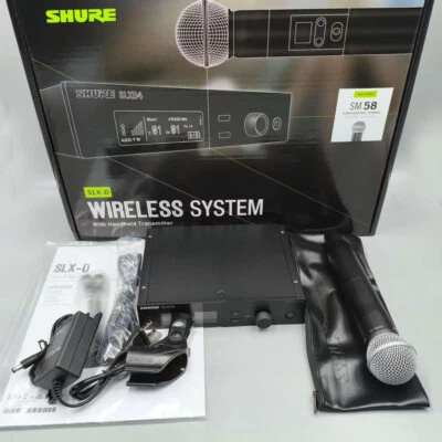 Shure SLXD4 SM58 Handheld Wireless Vocal System w/ SM58 Microphones