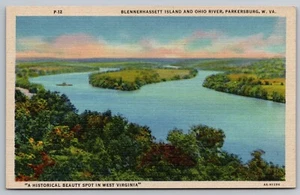 Postcard: Blennerhassett, Valley News Service, Curt Teich, Note - 1946, Unposted - Picture 1 of 2