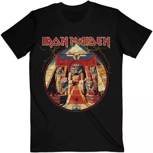 IRON MAIDEN Powerslave Lightning T-SHIRT NEW S M L XL XXL official merch - Picture 1 of 1