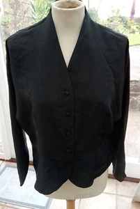 Bentalls Black Lightweight Blouse with Long Sleeves Petites Size 12 - Picture 1 of 5
