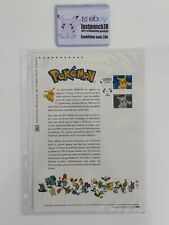 Document Pokemon Philatélique Timbre 2024 (5000 exemplaires) FR - Envoi sous 24H