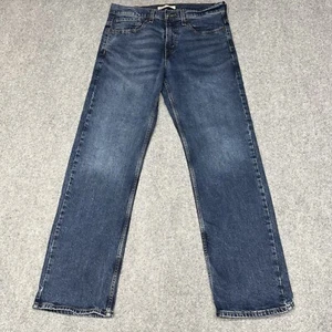Levi's Signature Loose Jeans Men's Size 32X32 Blue Denim Pockets Zip Fly - Picture 1 of 12