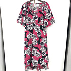 Dyvna Dress Women?s 2 Pink Graphic Flower Floral Silk Midi Wrap Blouson New