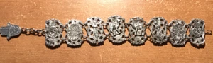 Vintage Souvenir Du Marco silver tone ethnic bracelet - Picture 1 of 8