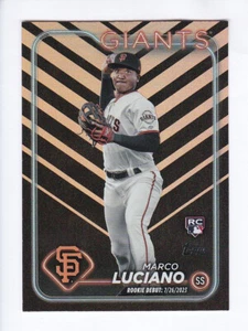 2024 Topps Update Series #US217 MARCO LUCIANO RC RD Orange/Black HOLIDAY - Picture 1 of 2