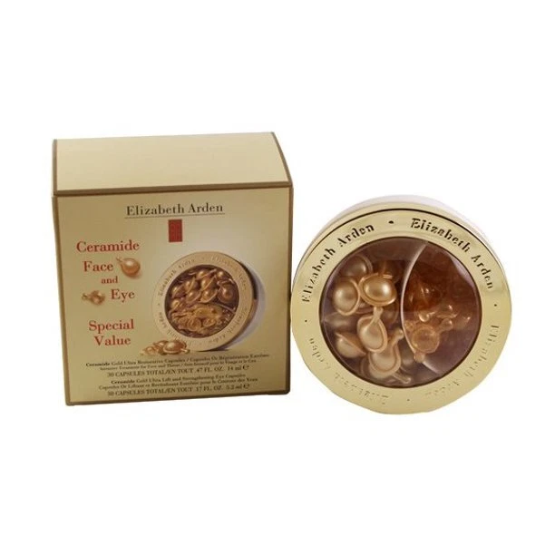 Limited Edition - Elizabeth Arden Ceramide Gold Capsules for Face and Eyes 30