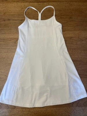 PINK Victoria’s Secret Optic White SMALL Cotton Active Sleeveless Dress VS - Image 1 of 3