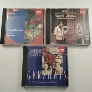 EMI Classics CD Bundle Lot x 3 Vivaldi Bach Violin Concertos Gershwin Rhapsody - Imagen 1 de 20