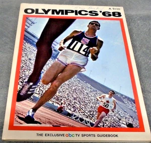 1968 SUMMER OLYMPICS MEXICO CITY MEXICO ABC TV SPORTS YEARBOOK RARE - Picture 1 of 8