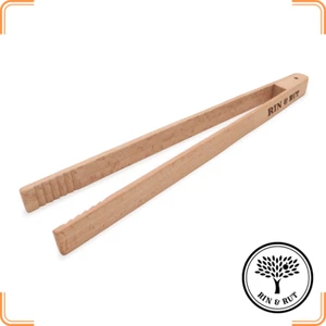 Holz Grillzange aus Buchenholz 30cm - Grillzubehör von Rin&Rut - Bild 1 von 3