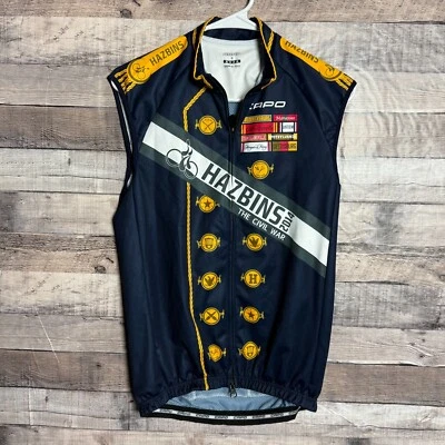 Capo Cycling Jersey Full Zip Mens Small Blue Civil War Tour Performance - Image 1 of 4