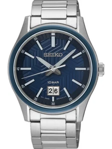 Seiko SUR559P1 Cristal de Zafiro Reloj Hombre Big-Date 40mm 10ATM - Imagen 1 de 2