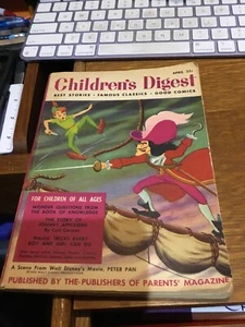 APRIL 1953 CHILDREN'S DIGEST PETER PAN COVER STORY - Picture 1 of 3