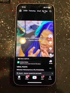 Apple iPhone 14 with TikTok - 128 GB - Purple (Unlocked) - Picture 1 of 1