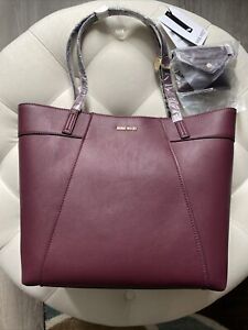 Nine West Handbag NEW Boysenberry Purple Leather