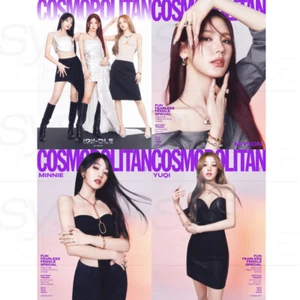 (G)I-DLE COSMOPOLITAN KOREA Magazine 2024 March Issue (G)I-DLE Coverman + Track# - Picture 1 of 9