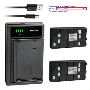 Kastar LED Charger Battery for Panasonic PV-BP18 PV-S770A VZ-LDS15 XM-D1BK - Picture 1 of 9