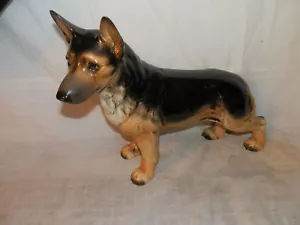 Selten, Vintage, Goebel, Deutschland, Deutscher Schäferhund, 15 1/2" lang, Figur - Bild 1 von 6