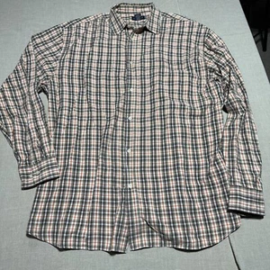 Austin Clothing Co Plaid 2XL Button Down Shirt Long Sleeve Orange - Picture 1 of 7