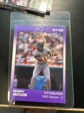 1990 Star Barry Bonds 4 of 11  Pirates Wrong Label Error Bobby Bonds