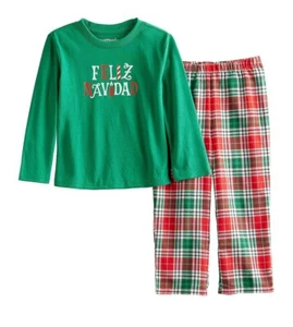 Feliz Navidad Kids 2 Piece Sleep Set NEW SEALED Unisex Size 4 Holiday Christmas - Picture 1 of 7