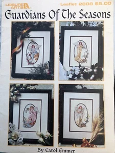 Leisure Arts Faltblatt 2808 Guardians of the Seasons Carol Emmer Engel 4 Designs - Bild 1 von 4
