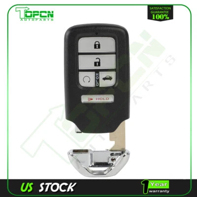 For Honda Civic 2016 2017 2018 2019 Keyless Entry Remote Control Car Key Fob - Image 1 of 4