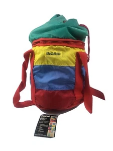 Vintage Ingrid Party Sack Bag Rainbow Picnic - Picture 1 of 12