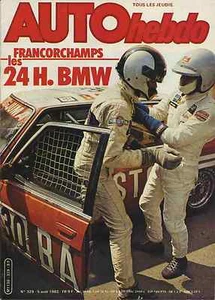 AUTO HEBDO Nr. 329 05.08.1982 24h SPA VOLVO 760 TURBO VW SANTANA - Bild 1 von 1